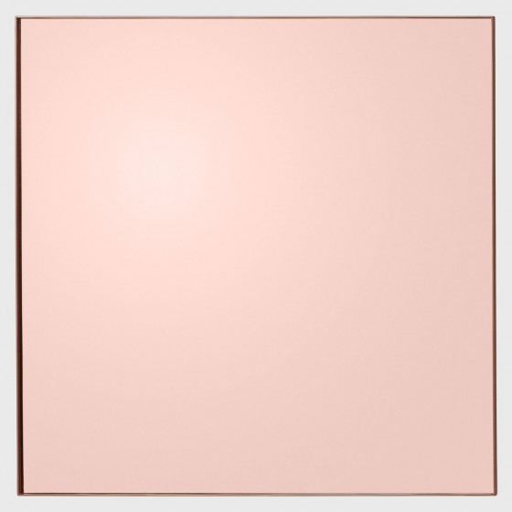 QUADRO lustro kwadratowe różowe 90cm
