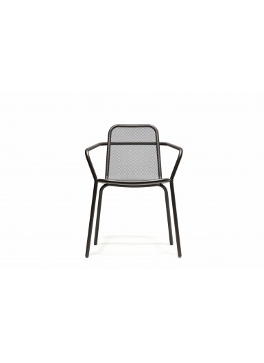STARLING krzesło ogrodowe klasyczne z podłokietnikami H78cm