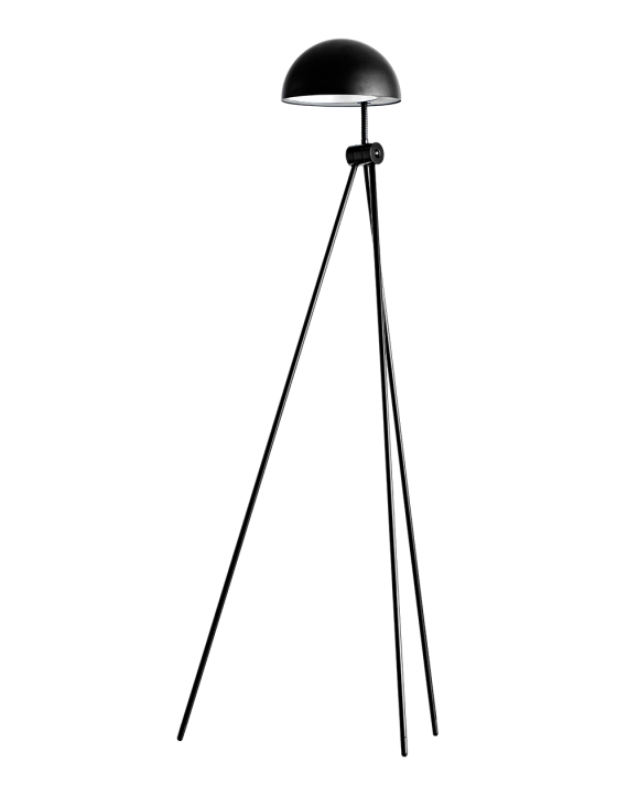 RADON lampa podłogowa czarny mat H120cm