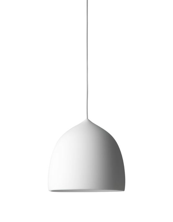 SUSPENCE P1 lampa wisząca biała z białym kablem 3m